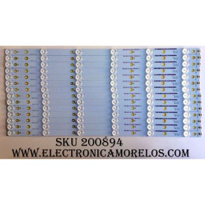 KIT DE LED´S PARA TV (14 PIEZAS) / VIZIO LB55034 V0_05 / LB55034 V0_06 / YX-55034002-3C562-0-A-59P / PANEL´S TPT550J1-HVN08.U REV:S51AA / TPT550J1-HVN08.U REV:S110A / MODELOS D55U-D1 LTC7UCAS / E55-C1 LTCWSHAR / LTC7SHAS / LTC7SHAR / LTCWSHBR / LTMWSHAR